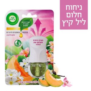 מכשיר חשמלי איירוויק + מילוי בניחוח חלום ליל קיץ 19 מ"ל